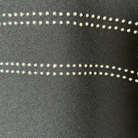 Gap Sleeveless Black Sheath Dress w/silver stud/bead detailing Size Large - Picture 4 of 7